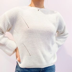 BOOHOO cuff detail fisherman sweater